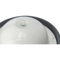 TRIXIE Trinkbrunnen Vital Dome, Keramik, grau/weiß | 1.5 l