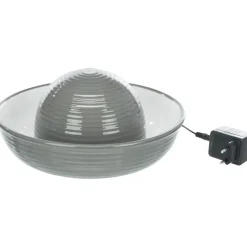 TRIXIE Trinkbrunnen Vital Flow, grau/weiß | 1,5 l/ø 28 × 12 cm