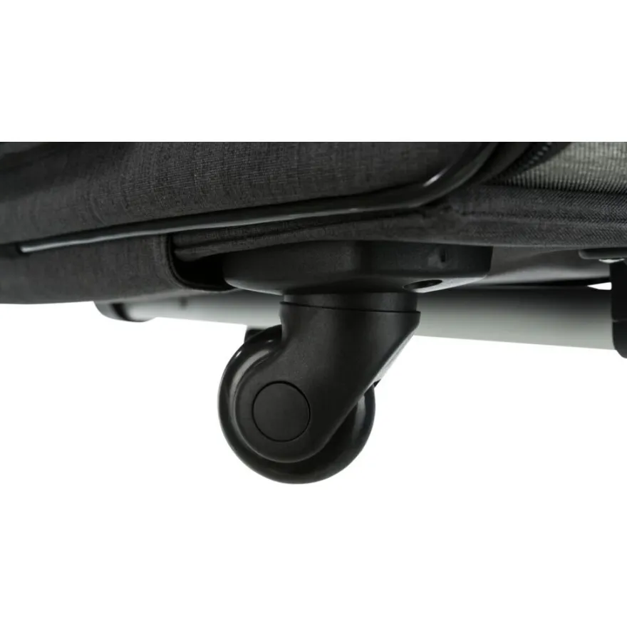 TRIXIE Trolley, abnehmbares Fahrgestell, schwarz/grau | 34 x 43 x 67 cm
