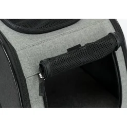 TRIXIE Trolley, abnehmbares Fahrgestell, schwarz/grau | 34 x 43 x 67 cm