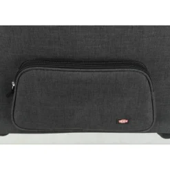 TRIXIE Trolley, abnehmbares Fahrgestell, schwarz/grau | 34 x 43 x 67 cm