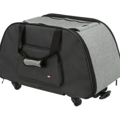 TRIXIE Trolley, abnehmbares Fahrgestell, schwarz/grau | 34 x 43 x 67 cm