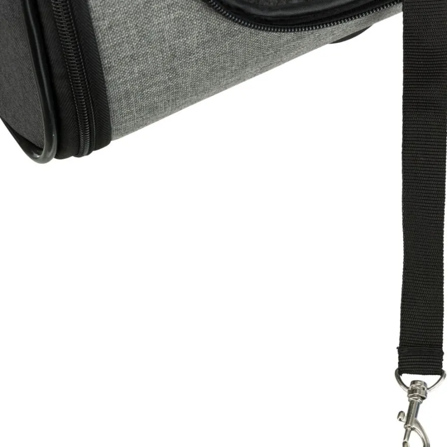 TRIXIE Trolley, abnehmbares Fahrgestell, schwarz/grau | 34 x 43 x 67 cm