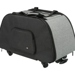 TRIXIE Trolley, abnehmbares Fahrgestell, schwarz/grau | 34 x 43 x 67 cm
