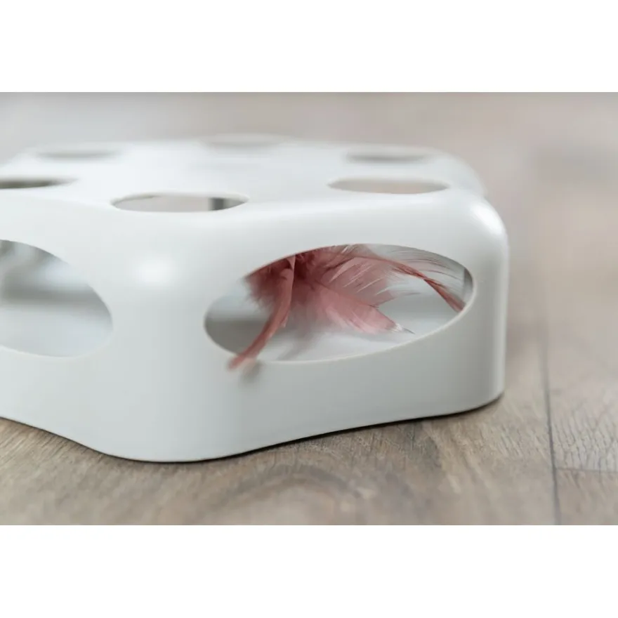 TRIXIE Turning Feather, grau | ø 22 cm