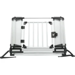 TRIXIE Universal-Heckgitter, hellgrau/silber | 94–114 × 69 × 53 cm
