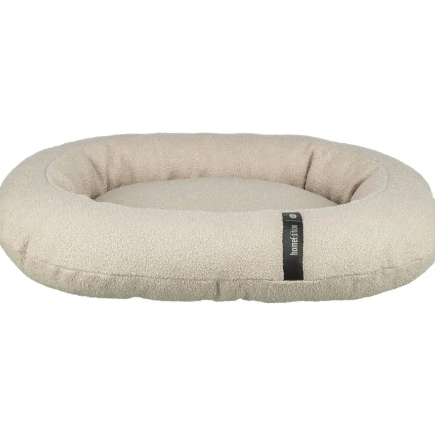 TRIXIE Vital Bett CityStyle, oval, creme | 75 x 60 cm