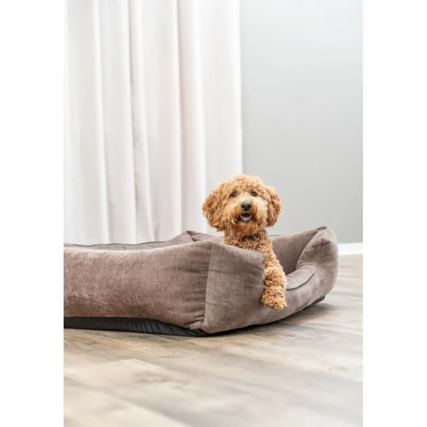 TRIXIE Vital Bett Lennox, eckig, braun | 60 x 50 cm