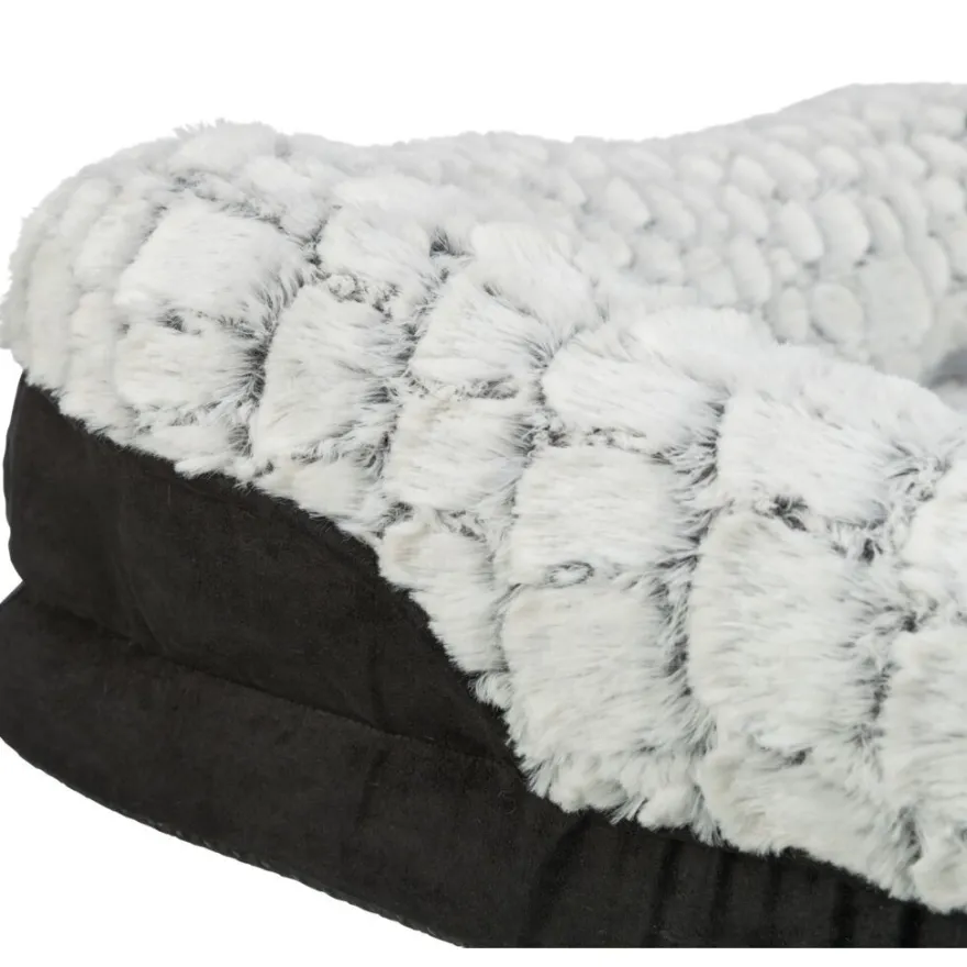 TRIXIE Vital Bett Lino, eckig, schwarz/grau | 70 x 55 cm