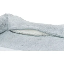 TRIXIE Vital Bett Lino Soft, eckig, grau/hellgrau | 70 x 55 cm