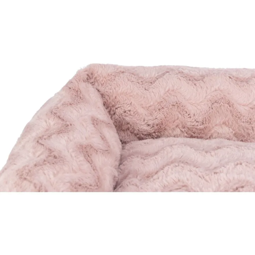 TRIXIE Vital Bett Loki, recycelt, eckig, rosa | 65 x 50 cm