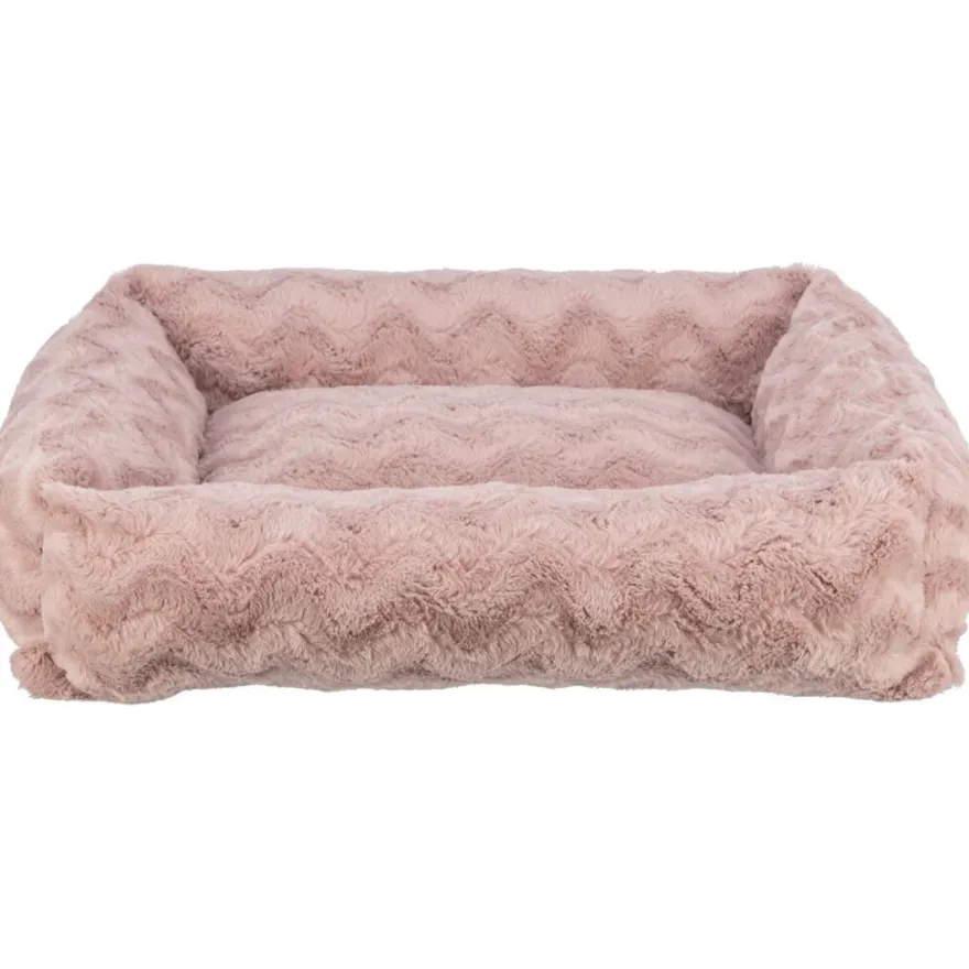 TRIXIE Vital Bett Loki, recycelt, eckig, rosa | 65 x 50 cm