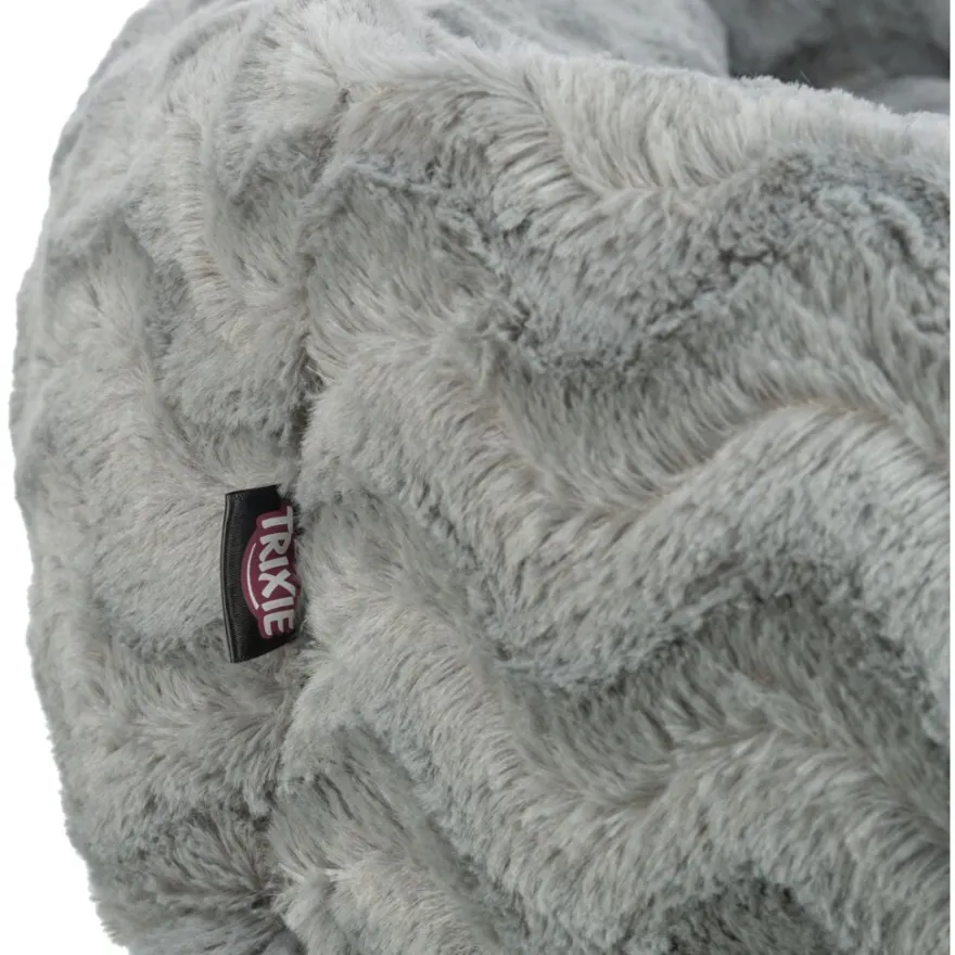 TRIXIE Vital Bett Loki, recycelt, eckig, grau | 65 x 50 cm