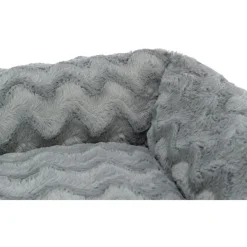 TRIXIE Vital Bett Loki, recycelt, eckig, grau | 65 x 50 cm