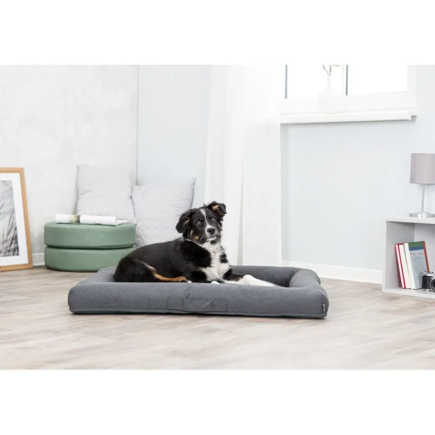 TRIXIE Vital Bett Pulito, eckig, grau | 100 x 80 cm