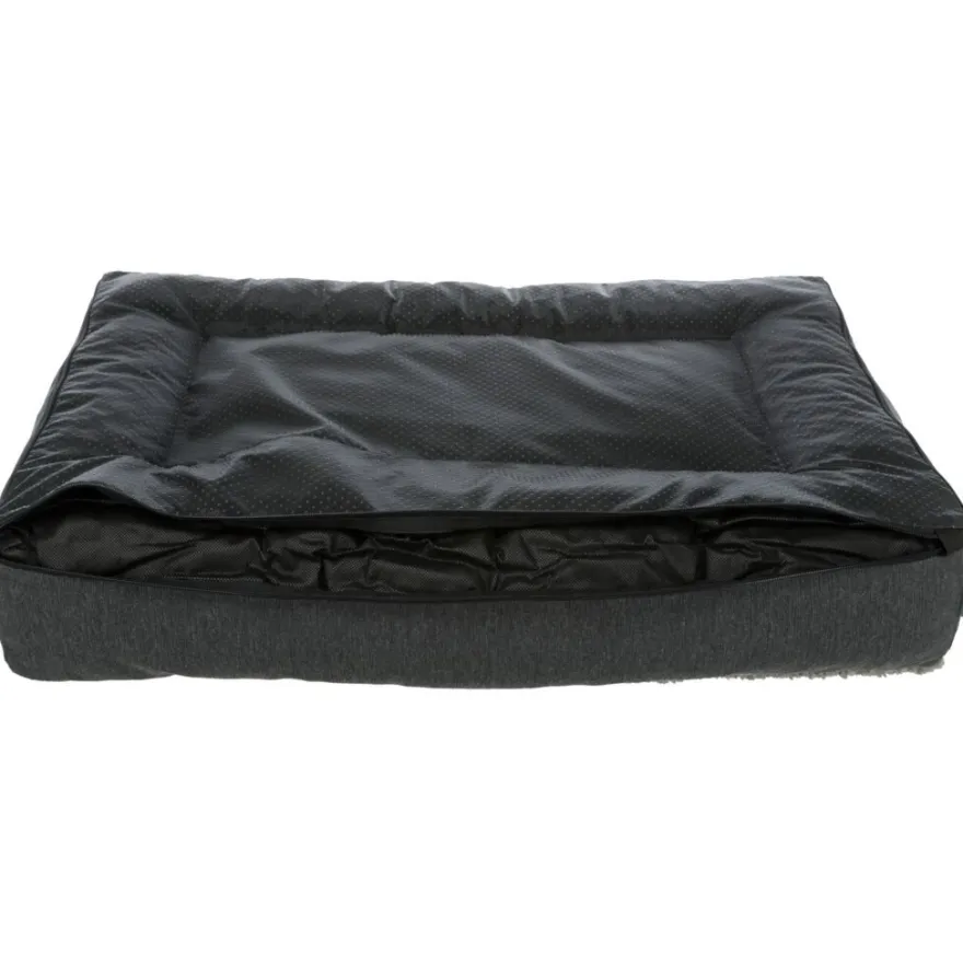 TRIXIE Vital Kissen Bendson, eckig, dunkelgrau/hellgrau | 100 x 70 cm