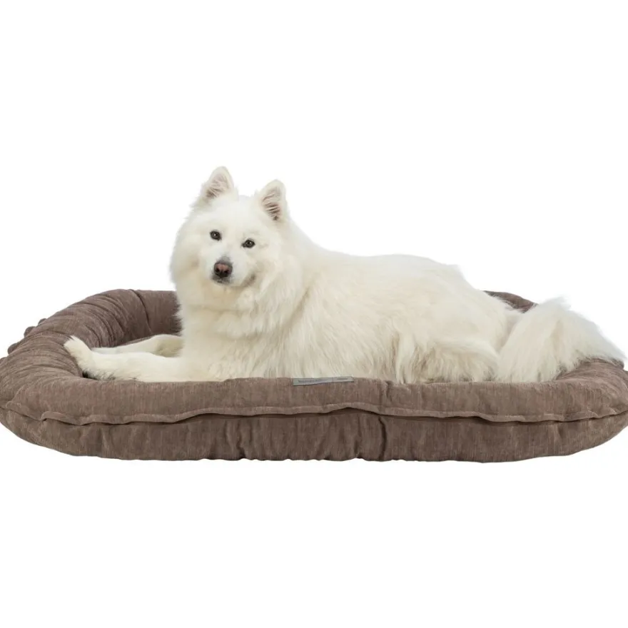 TRIXIE Vital Kissen Lennox, oval, braun | 70 x 55 cm