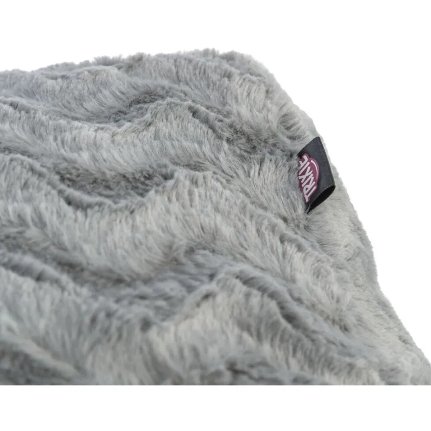 TRIXIE Vital Kissen Loki, recycelt, eckig, grau | 80 x 60 cm