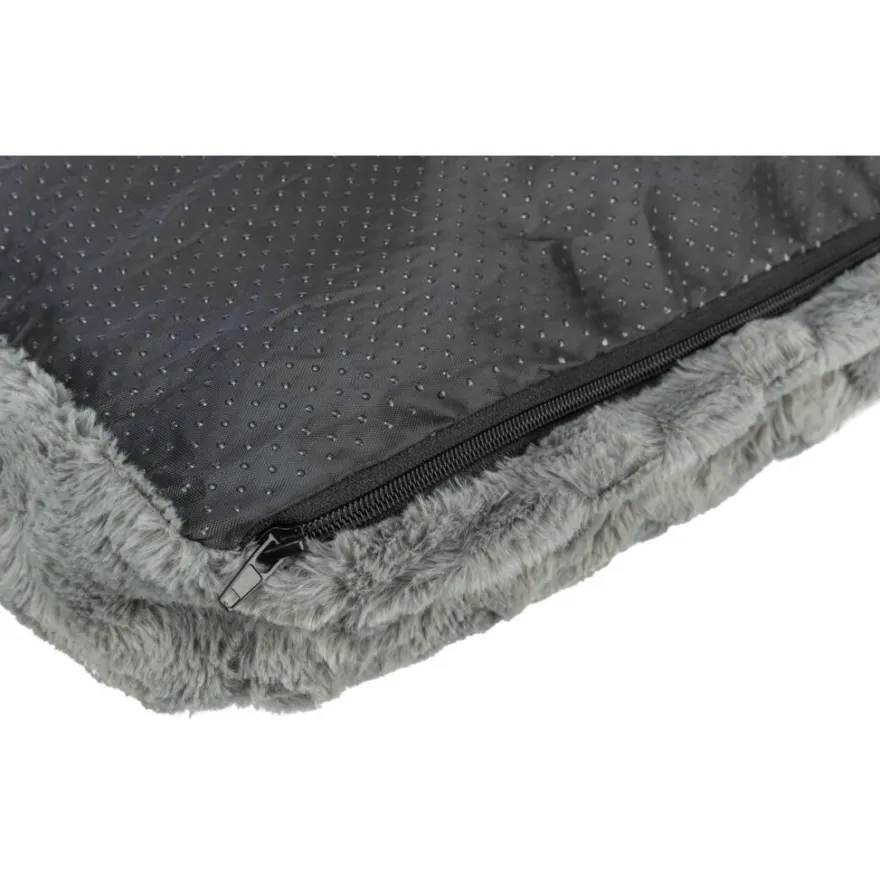 TRIXIE Vital Kissen Loki, recycelt, eckig, grau | 80 x 60 cm