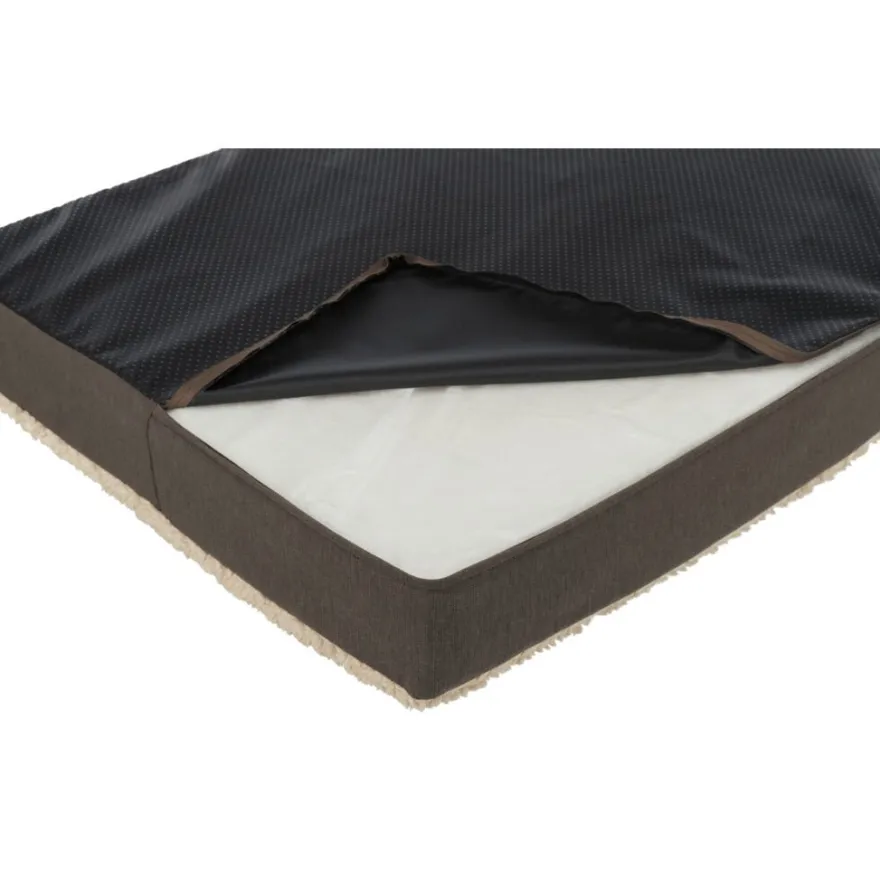 TRIXIE Vital Matratze Bendson, dunkelbraun/beige | 80 x 60 cm