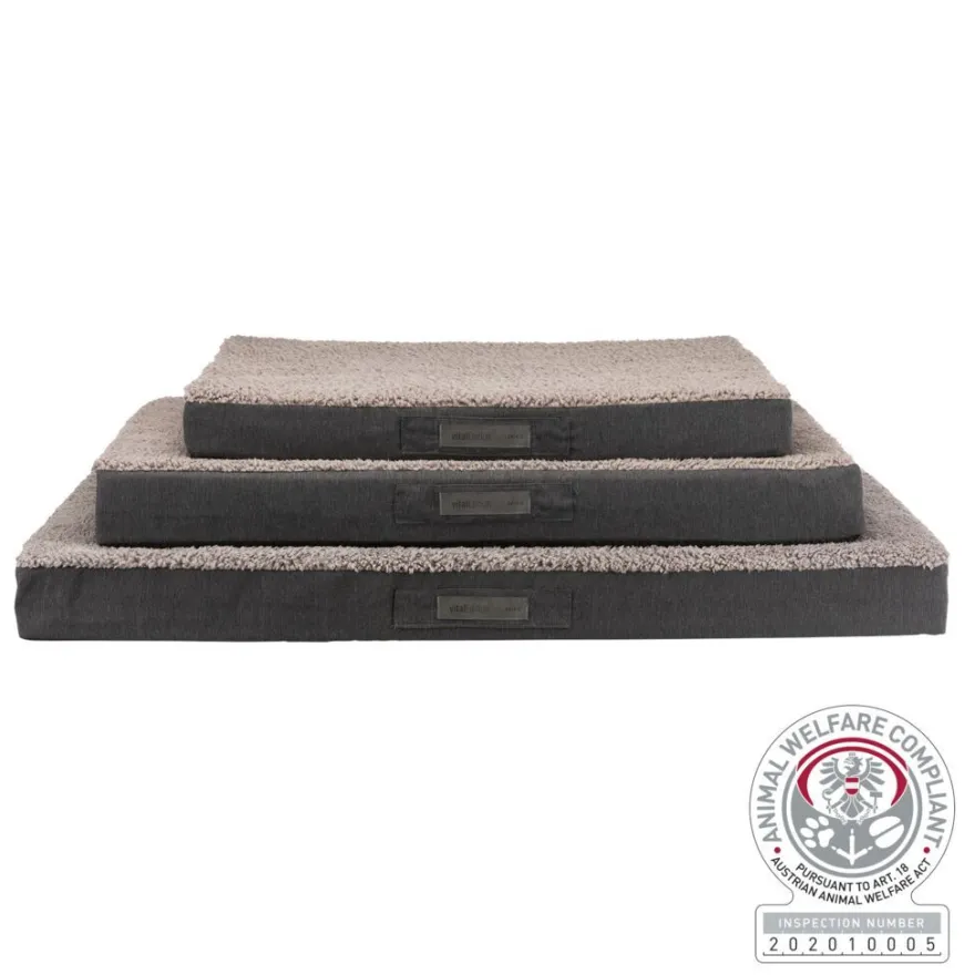 TRIXIE Vital Matratze Bendson, dunkelbraun/beige | 80 x 60 cm