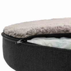 TRIXIE Vital Sofa Bendson, oval, dunkelgrau/hellgrau | 100 x 80 cm