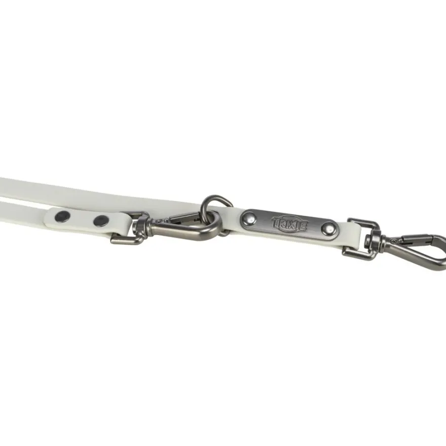 TRIXIE V-Leine CityStyle, PVC, 2m, hellgrau | S–M: 2.00 m/13 mm