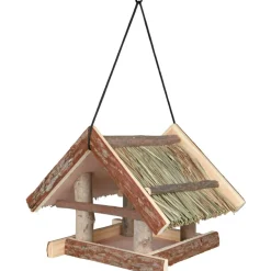 TRIXIE Vogelfutterhaus, natur | 25 × 25 × 25 cm