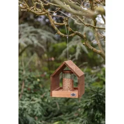 TRIXIE Vogelfutterhaus zum Aufhängen, braun | 20 × 24 × 20 cm