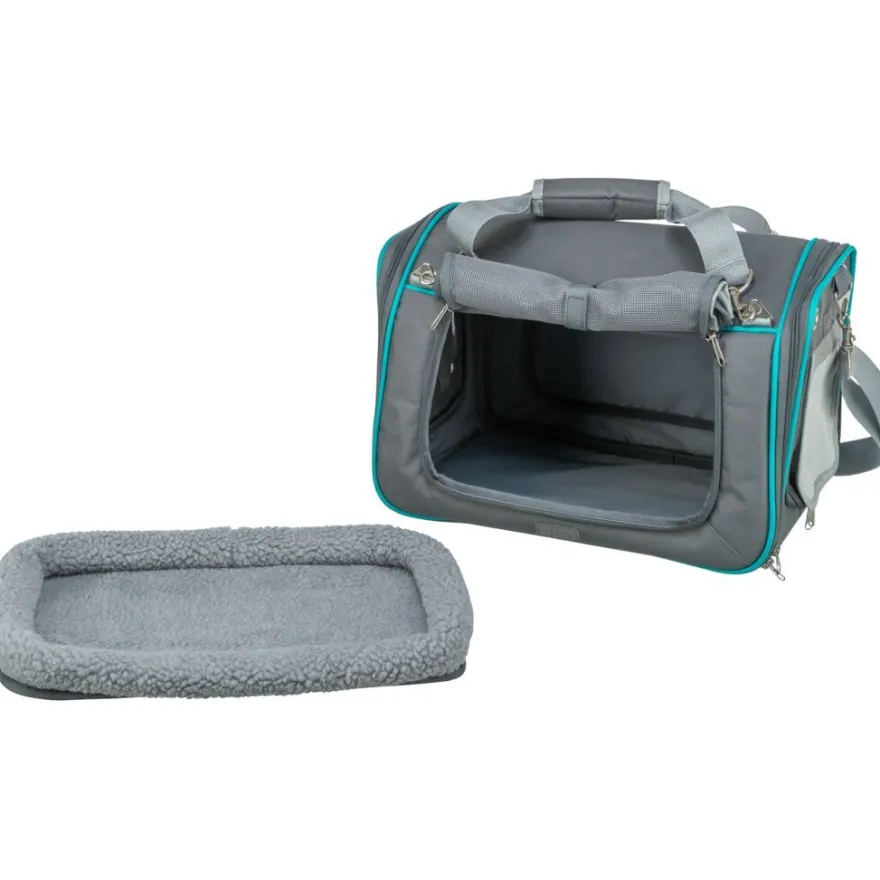 TRIXIE Wohn- und Transporttasche Vicky, grau | 40 × 27 × 28 cm