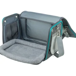 TRIXIE Wohn- und Transporttasche Vicky, grau | 40 × 27 × 28 cm