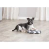 TRIXIE Wärmekissen für Mikrowelle, schwarz/weiß | ø 26 cm