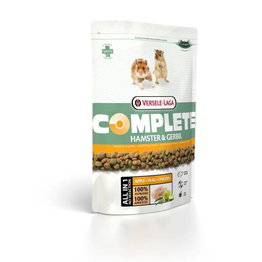 Versele Laga Complete Hamster & Gerbil mit Apfel, Erbsen und Huhn | 500 g