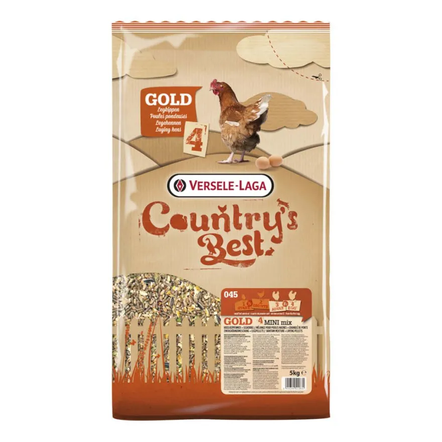 Versele Laga Country's Best GOLD 4 MINI Mix - für Zwerghühner | 5 kg