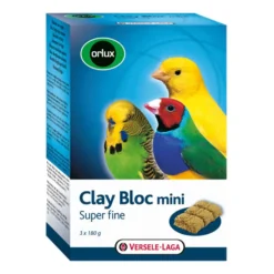 Versele Laga Orlux Clay Bloc Mini - Lehmblock für Kleinvögel | 540 g