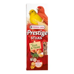 Versele Laga Prestige Sticks Kanarien mit Eiern & Thymian - 2 Stück | 60 g