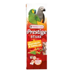 Versele Laga Prestige Sticks Papageien mit Gemüse & Löwenzahn - 2 Stück | 140 g