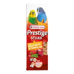 Versele Laga Prestige Sticks Kleinsittiche mit Gemüse & Löwenzahn - 2 Stück | 60 g