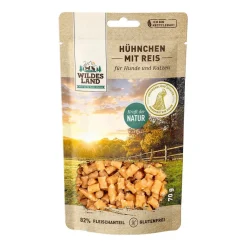 Wildes Land Cat - Fleischsnacks - Hühnchen mit Reis | 70 g