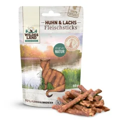 Wildes Land Cat - Fleischsticks - Huhn und Lachs | 50 g