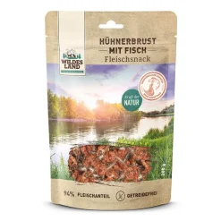 Wildes Land Fleischsnacks - Hühnerbrust mit Fisch | 200 g