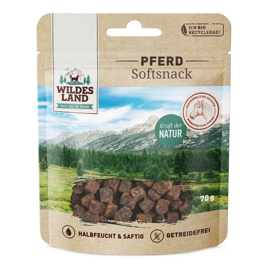 Wildes Land Softsnack - Pferd | 70 g