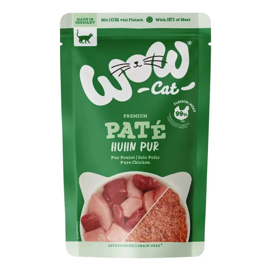 WOW CAT Adult Paté - Multipack | 6 x 125 g