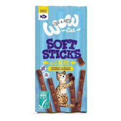 WOW Cat Soft Sticks Lachs | 6 x 5 g