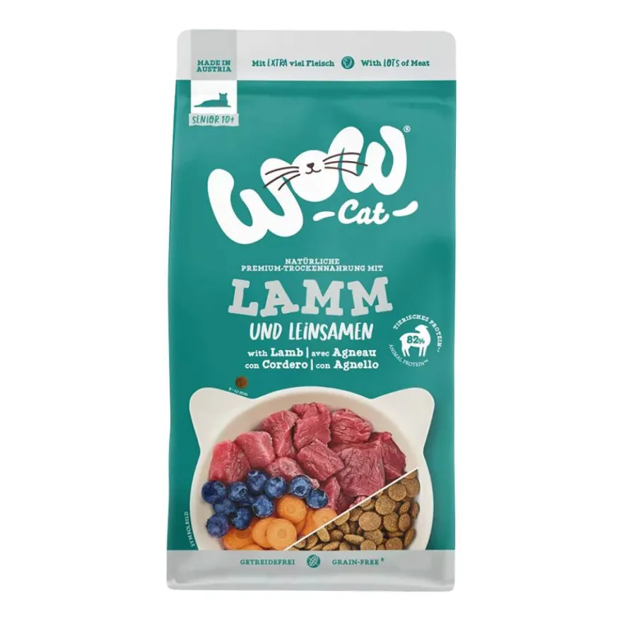 WOW Cat Trockenfutter Senior Lamm | 325 g