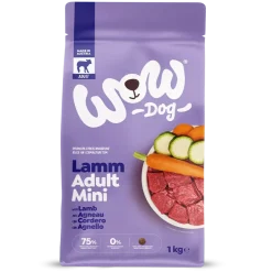 WOW DOG TROCKEN Minis ADULT mit Lamm | 1 kg